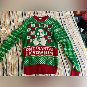 Women’s medium ELF Christmas sweater